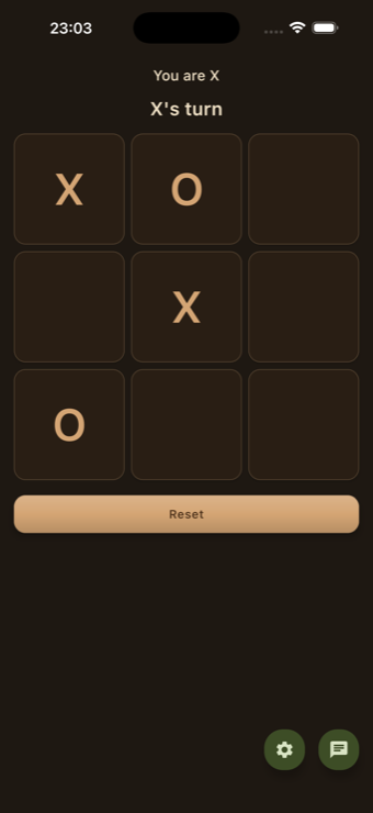 Tic-tac-toe game in NextSeat